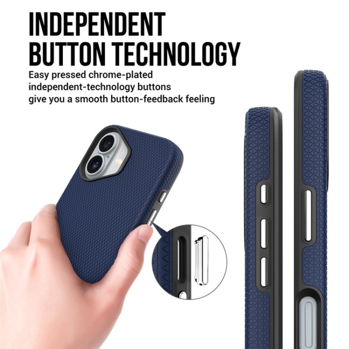 A-One Brand - iPhone 17 Mobilskal MagSafe Protective TPU+PC - Marinblå