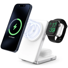OEM - Qi2 MagSafe Trådlös Laddare iPhone, Apple Watch, Airpods 15W