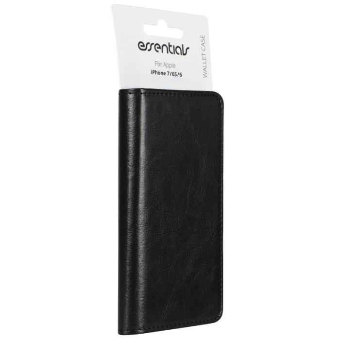 UTGATT1 - Essentials Plånboksfodral till iPhone 7/8/SE 2020 - Svart