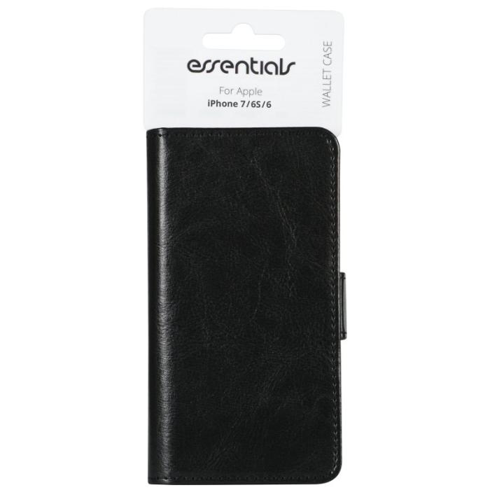 UTGATT1 - Essentials Plånboksfodral till iPhone 7/8/SE 2020 - Svart