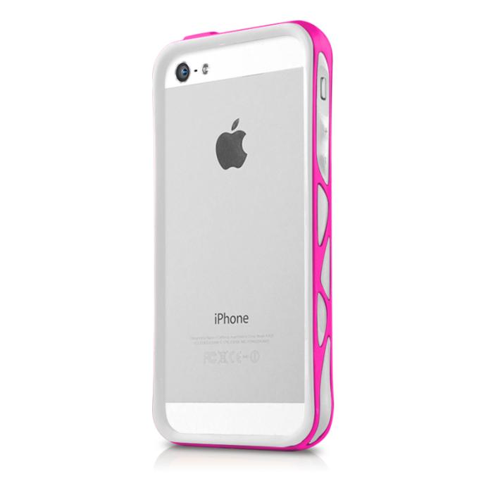 UTGATT5 - ITSkins Venum Bumper skal till Apple iPhone 5/5S/SE (Rosa)