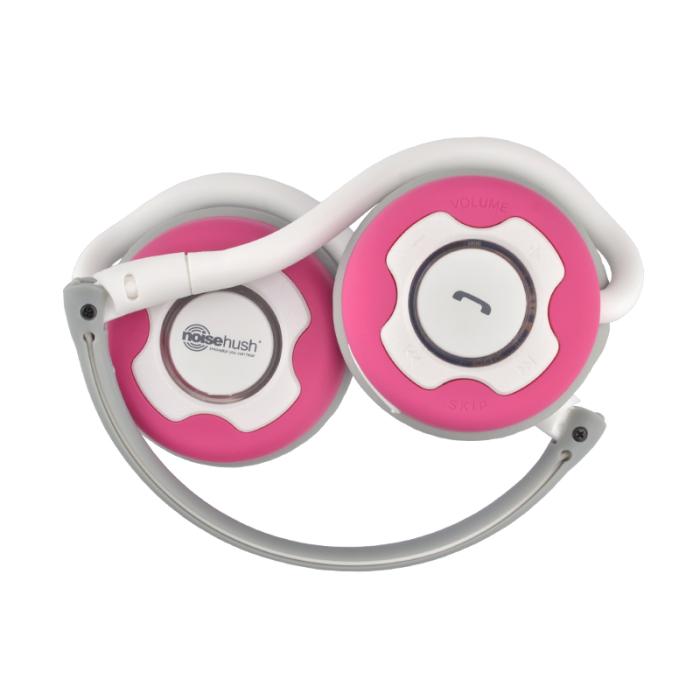 UTGATT4 - NoiseHush NS400 Bluetooth Stereo Sports Headset (Magenta)