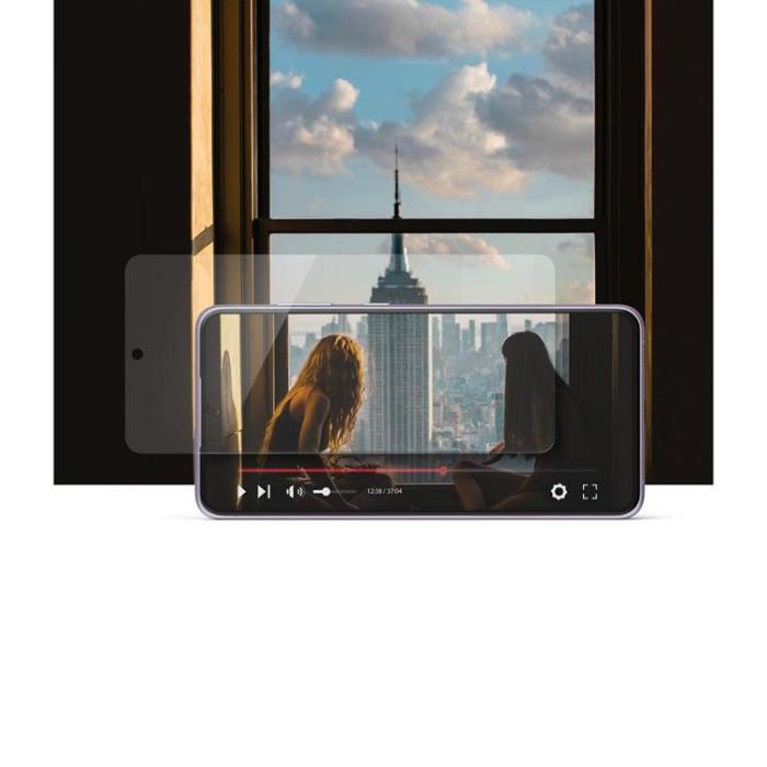 UTGATT - Ringke ID 2-Pack Härdat Glas Skärmskydd Galaxy S21 FE - Clear