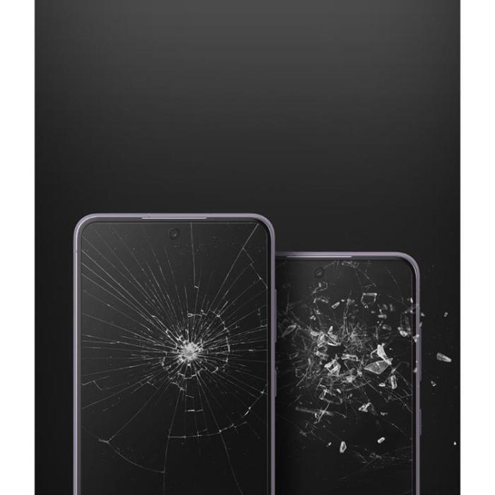 UTGATT - Ringke ID 2-Pack Härdat Glas Skärmskydd Galaxy S21 FE - Clear