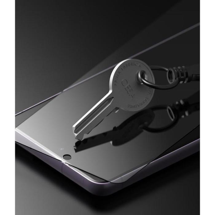 UTGATT - Ringke ID 2-Pack Härdat Glas Skärmskydd Galaxy S21 FE - Clear