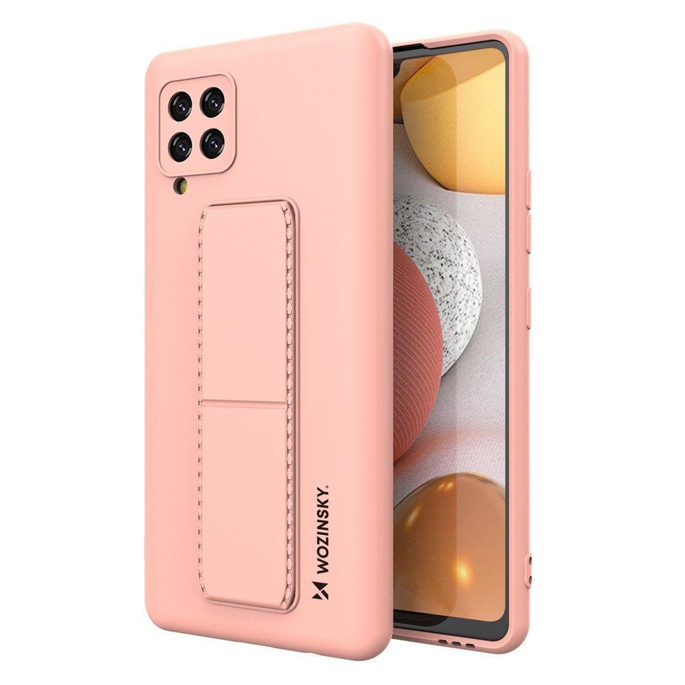 Wozinsky Kickstand Silicone Skal Samsung Galaxy A42 5G - Rosa | 2353 | AlltMobil