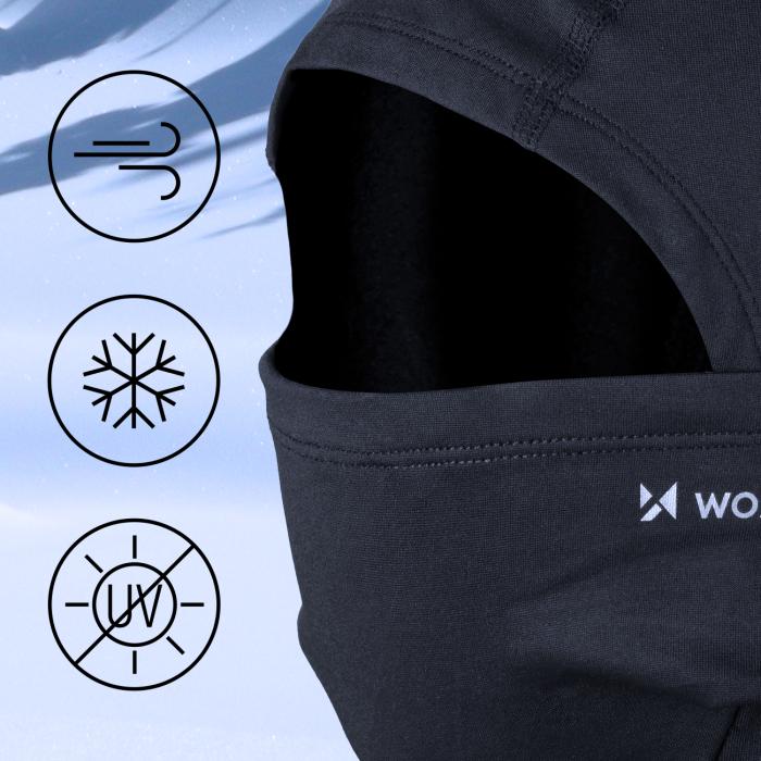 Wozinsky - Wozinsky Balaclava WTBBK1 L Termisk Under Hjälm - Svart