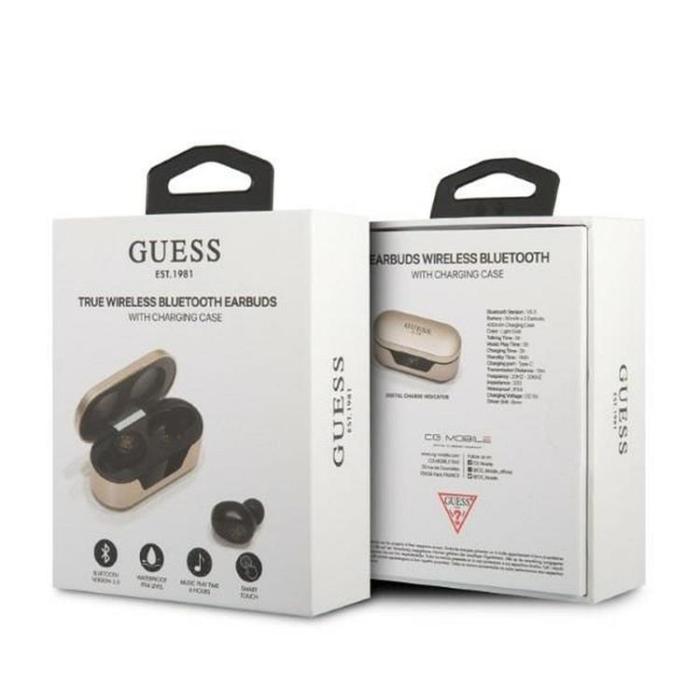 Guess - Guess TWS Bluetooth In-Ear Hörlurar Stereo - Guld