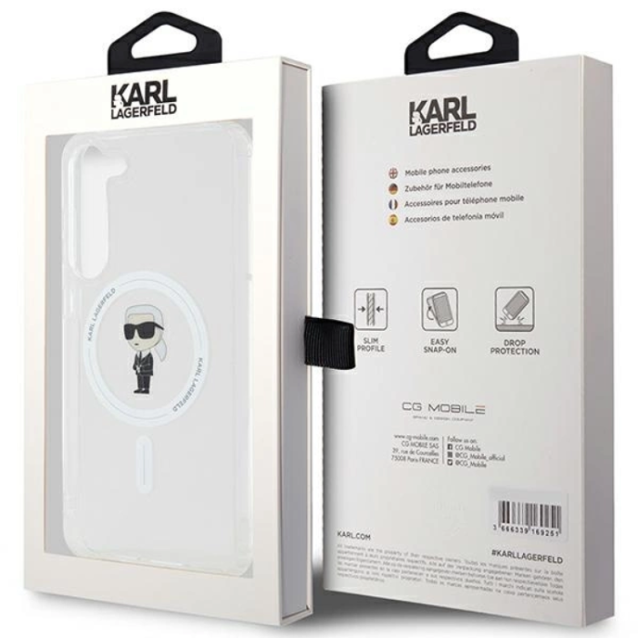 KARL LAGERFELD - Karl Lagerfeld Galaxy S23 Plus Mobilskal Magsafe IML Ikonik