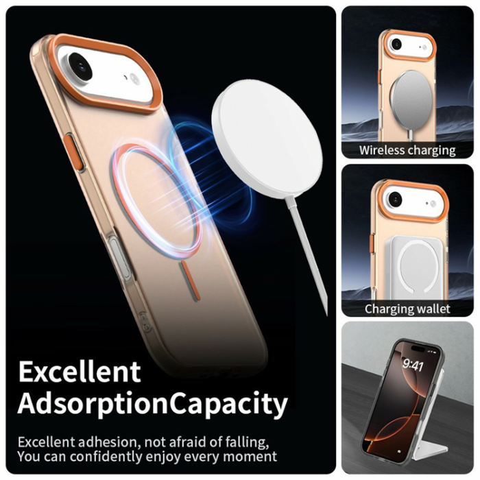 A-One Brand - iPhone Air Mobilskal MagSafe Candy Color - Orange