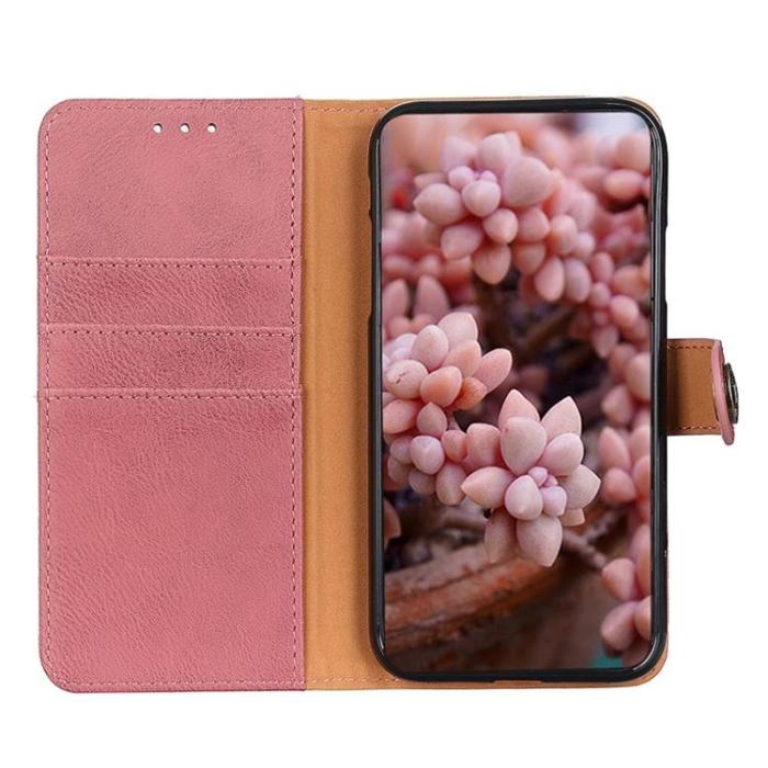 KHAZNEH - KHAZNEH Sony Xperia 1 IV Plånboksfodral Magnetic Flip - Rosa