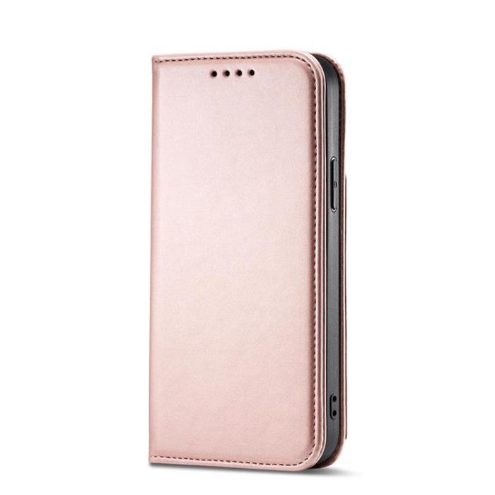 OEM - iPhone 13 Pro Max Plånboksfodral Magnet Stand - Rosa