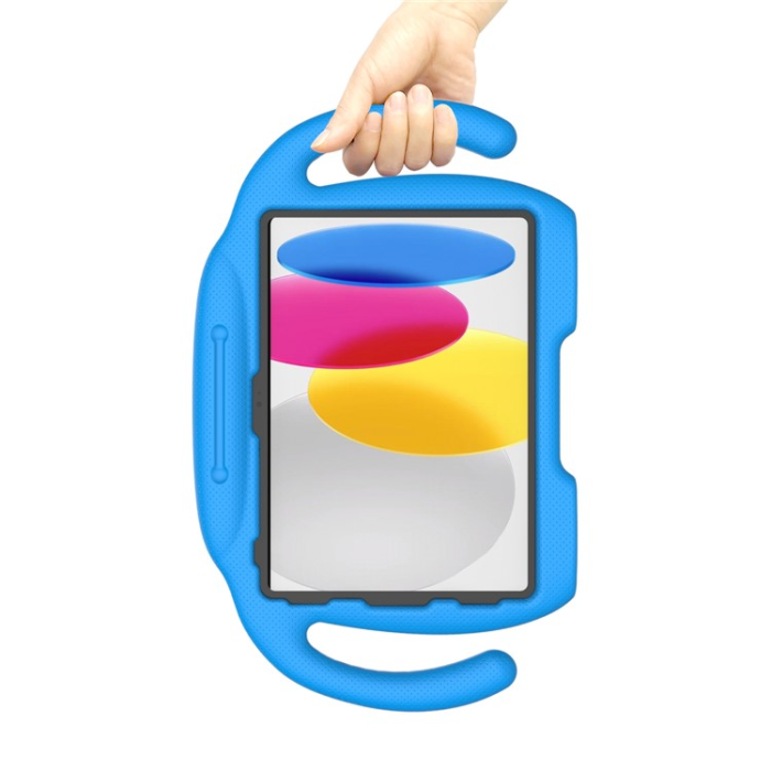 A-One Brand - iPad 10.9 (2022) Skal EVA Kickstand Handle - Blå