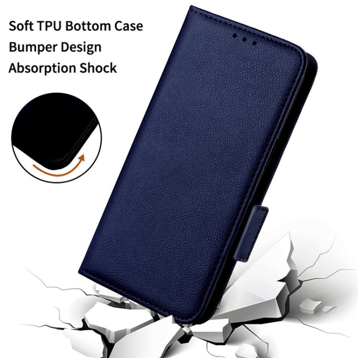 A-One Brand - Sony Xperia 1 VII Plånboksfodral Litchi Texture Med Rem 