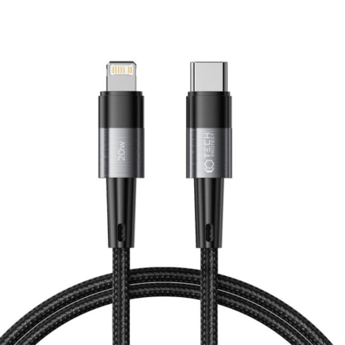 Tech-Protect - Tech-Protect USB-C till Lightning kabel Ultraboost 1m - Grå