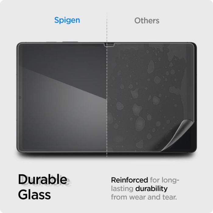 UTGATT - Spigen Galaxy Tab S9 FE Skärmskydd i Härdat Glas - Clear