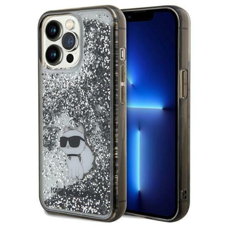 KARL LAGERFELD iPhone 13 Pro/13 Mobilskal Liquid Glitter Choupette | 2353 | AlltMobil