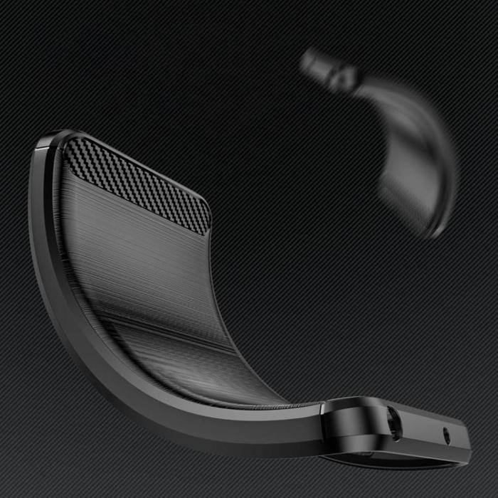 OEM - Realme 10 Pro Plus Skal Silicone Carbon - Svart