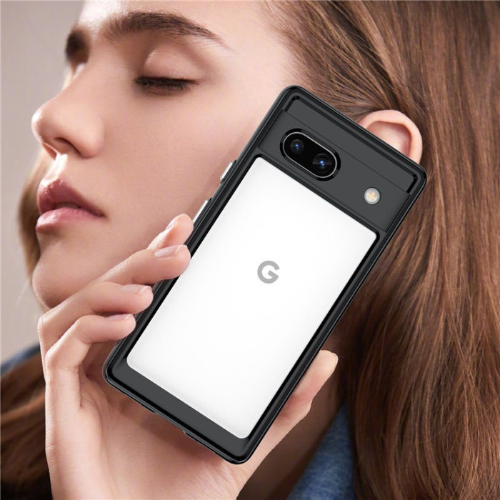 OEM - Google Pixel 7a Mobilskal Acrylic Shockproof TPU - Svart