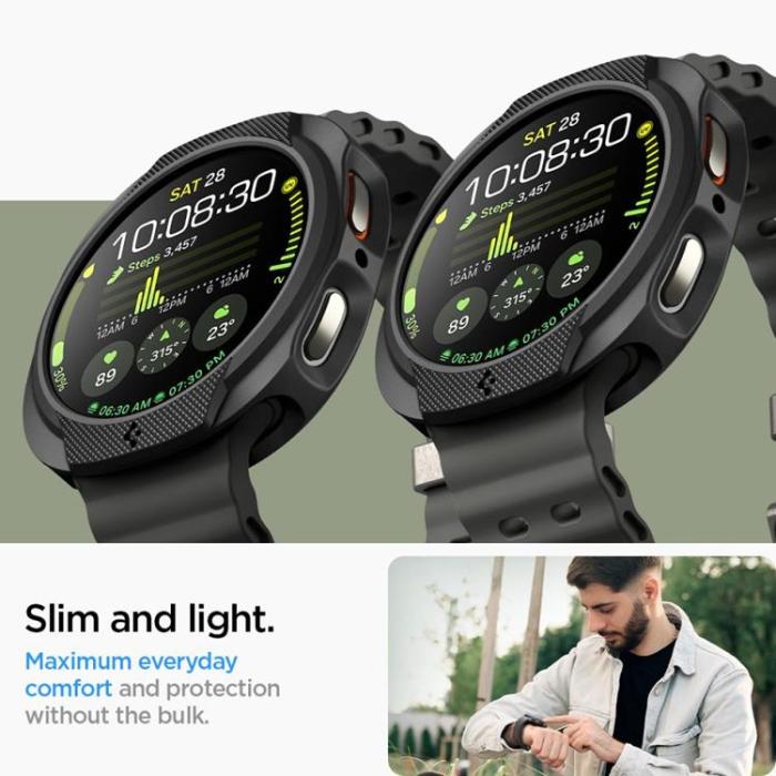 Spigen - Spigen Galaxy Watch 8 (44mm) Skal Liquid Air - Svart