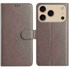 A-One Brand - iPhone 17 Pro Max Plånboksfodral Folio - Grå