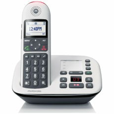 Motorola - Motorola Tr&aring;dl&ouml;s Fast Hemtelefon CD5011 - Vit