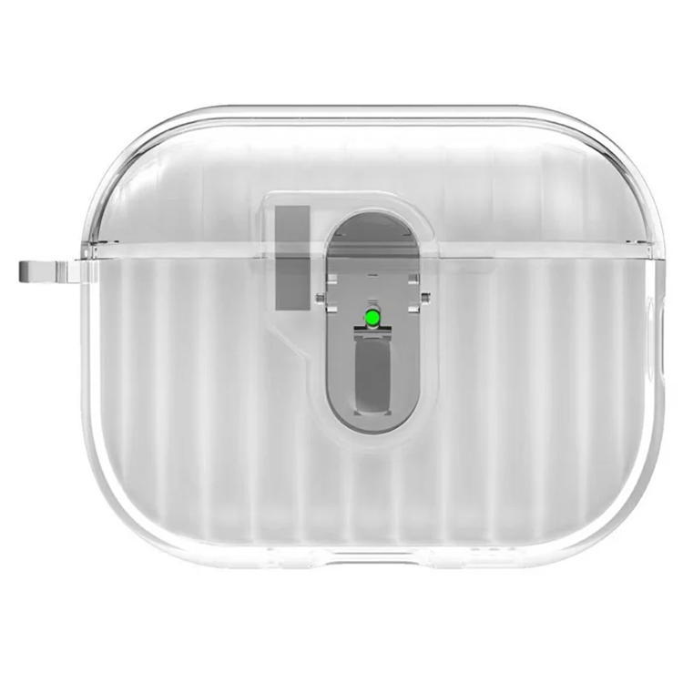 AirPods Pro 3 Mobilskal Shell Texture - Grå (Transparent Grå) | 505771 | AlltMobil