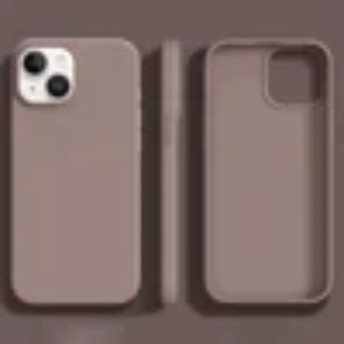 A-One Brand - Mobilskal till iPhone 15 Ultra Thin Silikon - Chestnut Brun