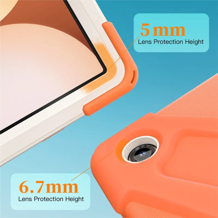 A-One Brand - Galaxy Tab A11 Plus Mobilskal Kickstand Silikon Axelrem