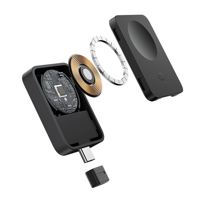 BASEUS - Baseus MagSafe Trådlös Laddare för Apple Watch 2.5W - Svart