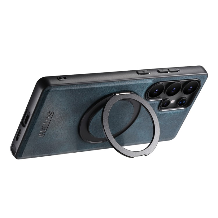 SUTENI - SUTENI Galaxy S24 Ultra Mobilskal MagSafe G3 Waxy - Blå