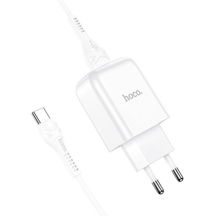 Hoco - HOCO travel charger USB + Kabel USB-C 2A N2 Vigour Vit