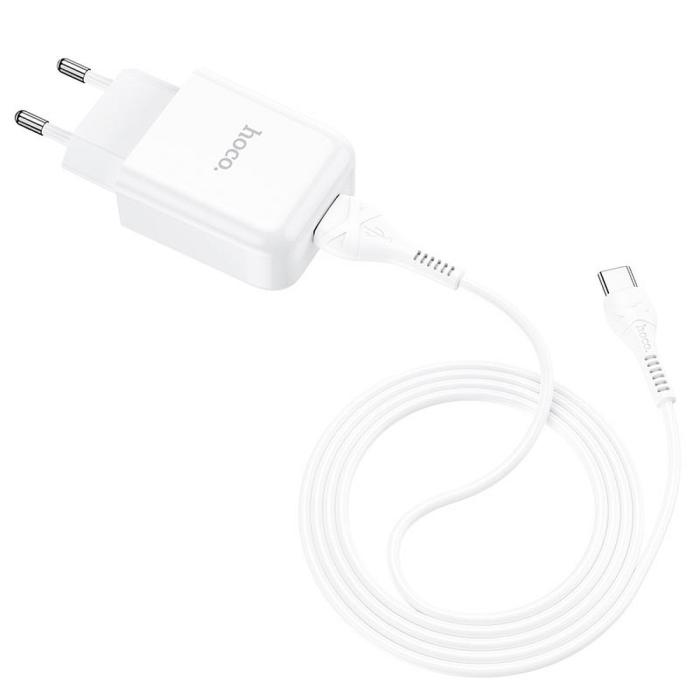 Hoco - HOCO travel charger USB + Kabel USB-C 2A N2 Vigour Vit