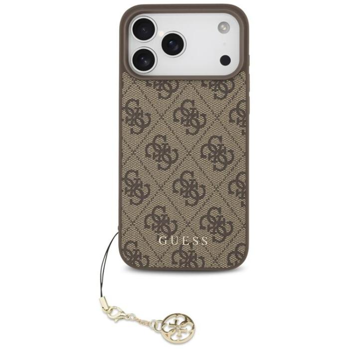 Guess - Guess iPhone 17 Pro Max Mobilskal MagSafe 4G Charms Collection - Brun
