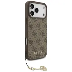 Guess - Guess iPhone 17 Pro Max Mobilskal MagSafe 4G Charms Collection - Brun