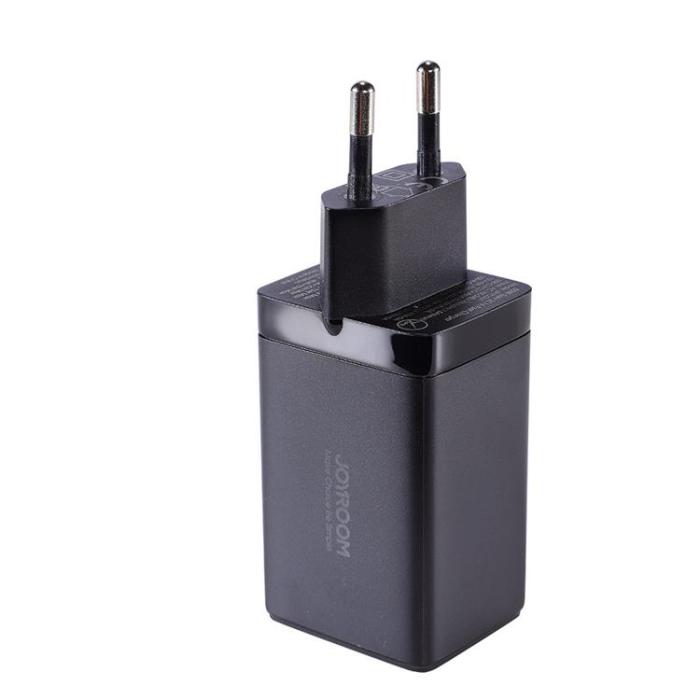 Joyroom - Joyroom Väggladdare GaN 65W USB/2x USB-C - Svart