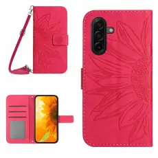 OEM - Samsung Galaxy S26 Pl&aring;nboksfodral Konstl&auml;der St&auml;ll - Rosa