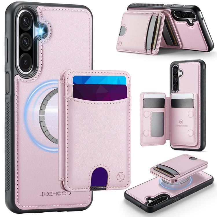 JEEHOOD Samsung Galaxy A26 5G Mobilskal KonstLäder - Rosa | 2353 | AlltMobil