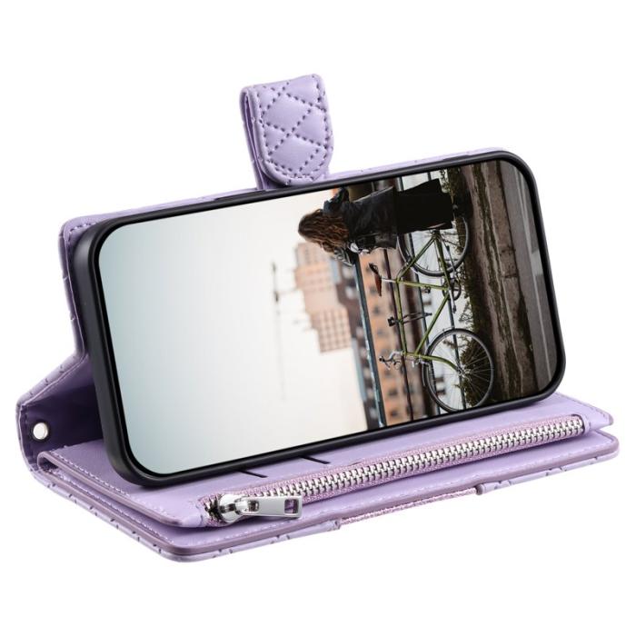 OEM - Glitter Plånboksfodral Konstläder för Samsung Galaxy S26/S26 Pro - Lila
