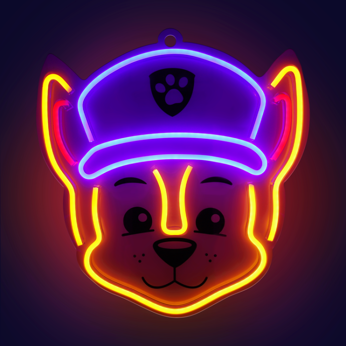 PAW PATROL - Paw Patrol LED Neon Light CHASE Plexiglass Hängande