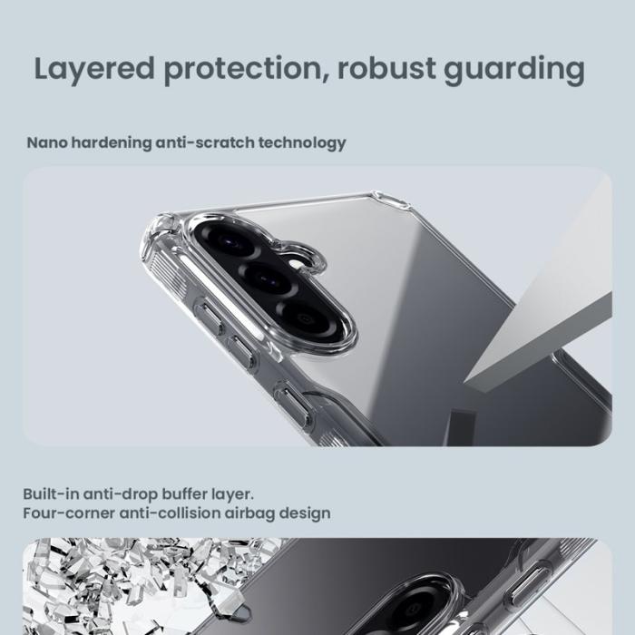 Nillkin - NILLKIN Mobilskal till Samsung Galaxy A57 Plast Transparent - Vit