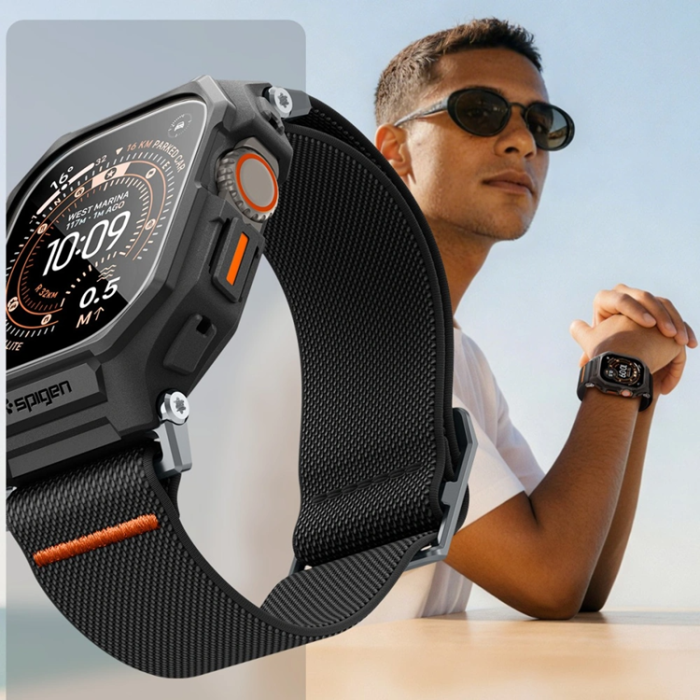 Spigen - Spigen Härdat Glas Skärmskydd För Apple Watch Ultra 1/2/3 (49mm)
