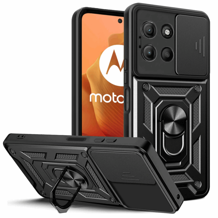 Tech-Protect - Tech-Protect Motorola Moto G15 Mobilskal Camshield Pro - Svart