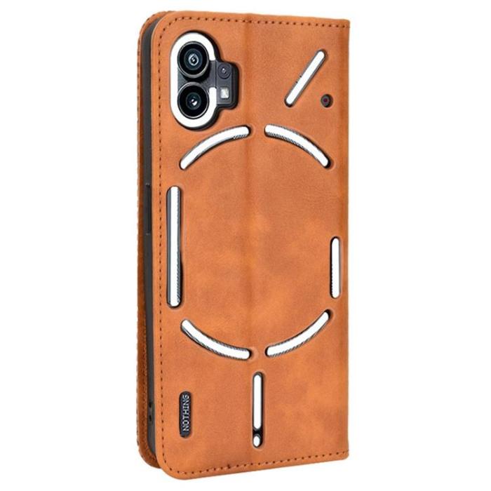 UTGATT1 - Nothing Phone 1 Plånboksfodral Vintage - Brun