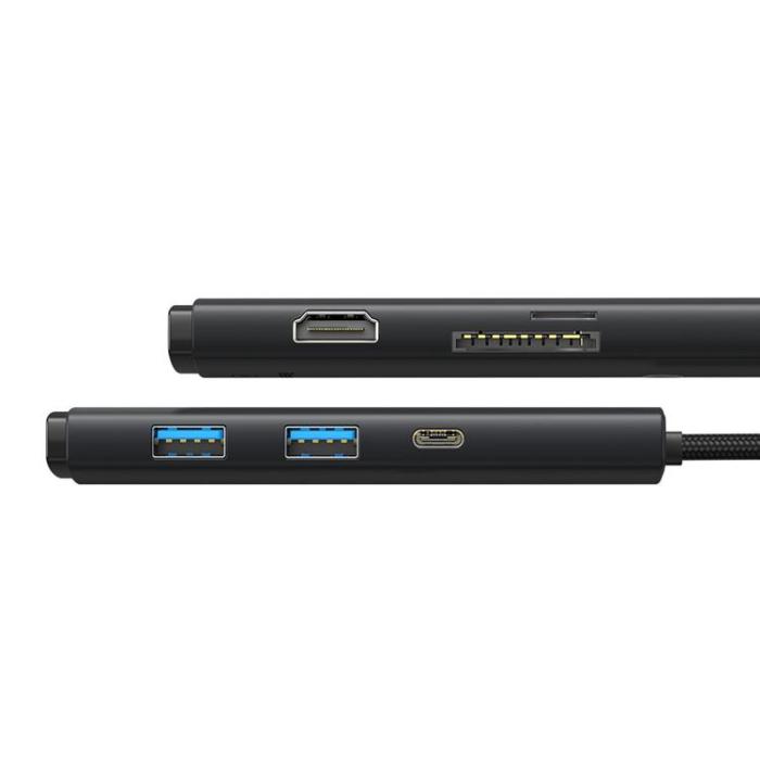BASEUS - Baseus Multifunctional HUB USB-C - Svart