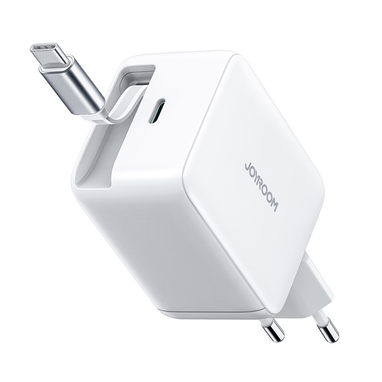 JOYROOM GaN Snabbladdare 67W USB-C Infällbar USB-C Kabel EU | 505295 | AlltMobil