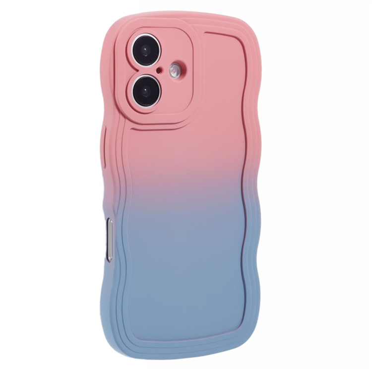 iPhone 17 Mobiskal Gradient Color TPU - Rosa + Himmelsblå | 2353 | AlltMobil