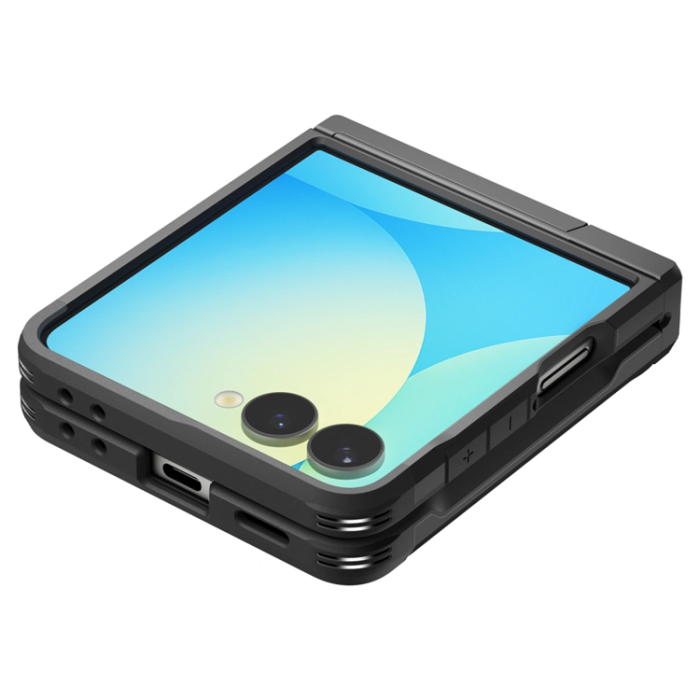 Spigen - Spigen Galaxy Z Flip 7 Mobilskal MagSafe Tough Armor - Svart