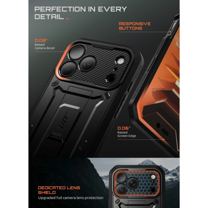 SupCase - Supcase Mobilskal För iPhone 18 Pro/17 Pro Unicorn Beetle Pro - Svart