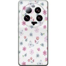 iSecrets - Mobilskal till Xiaomi 13 Ultra med Blommor och fj&auml;rillar
